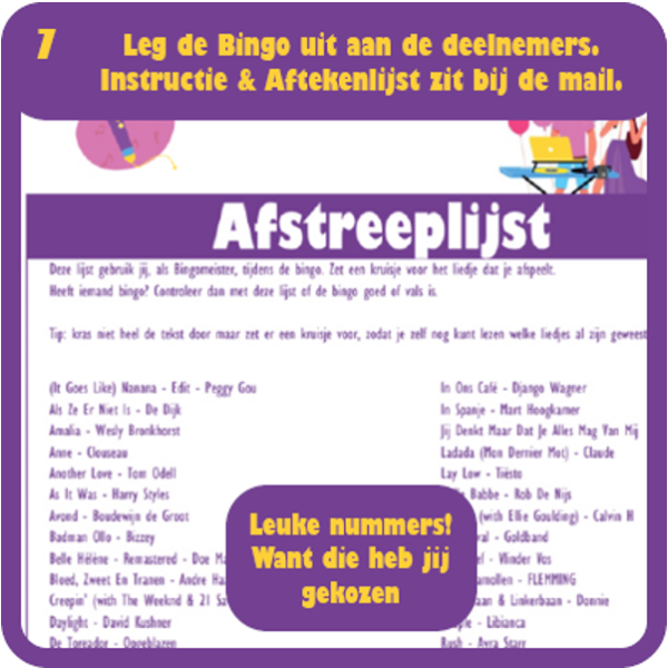 Jouw Eigen Playlist MuziekBingo - Afbeelding 12